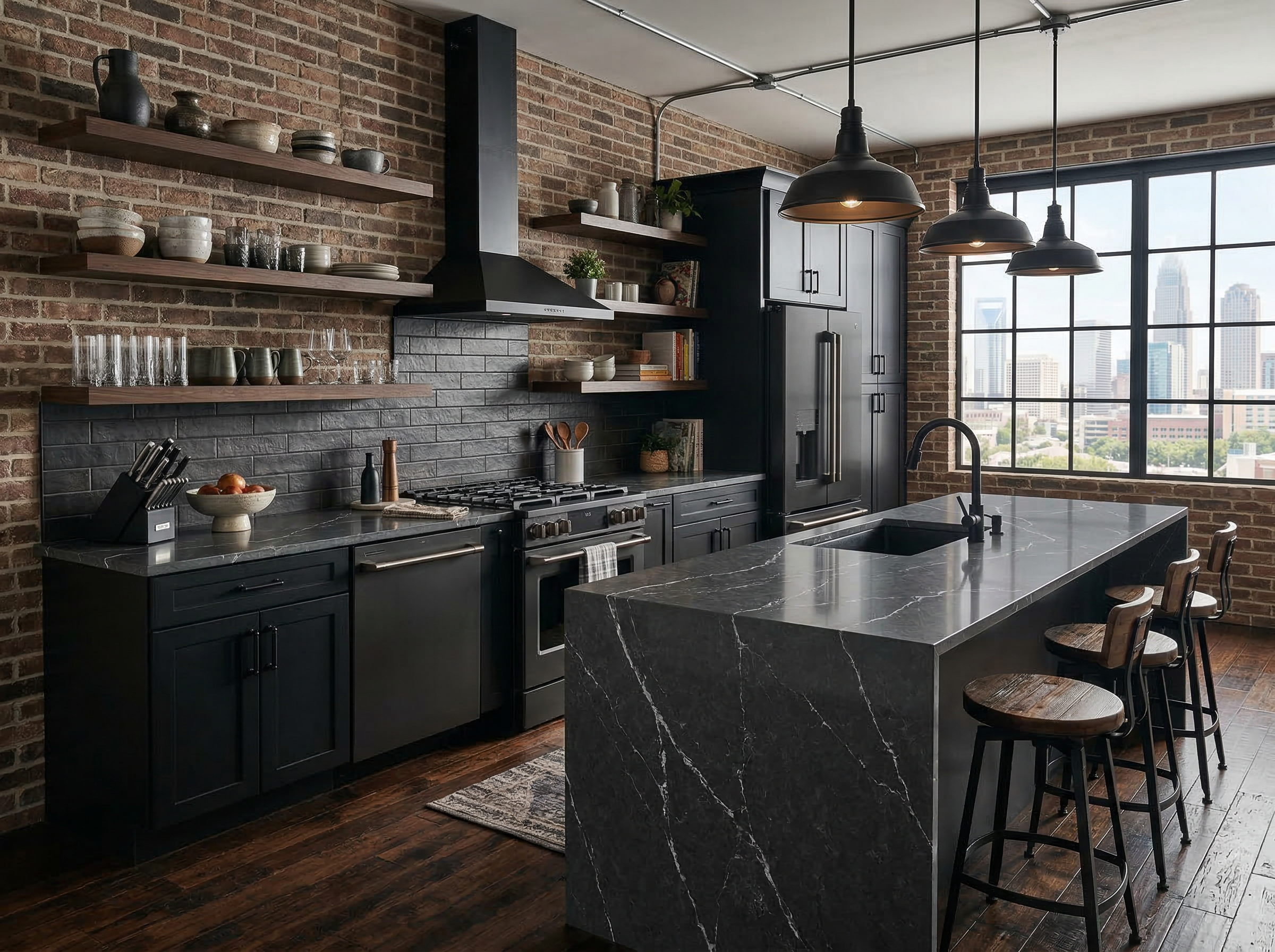 Natural stone movement quartzite slab